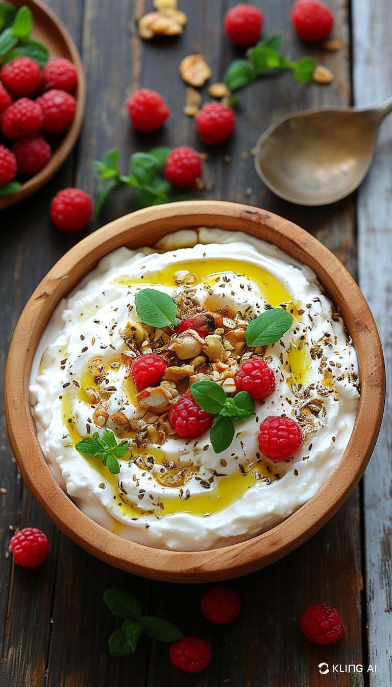 Kreikkalainen jogurtti marjoilla